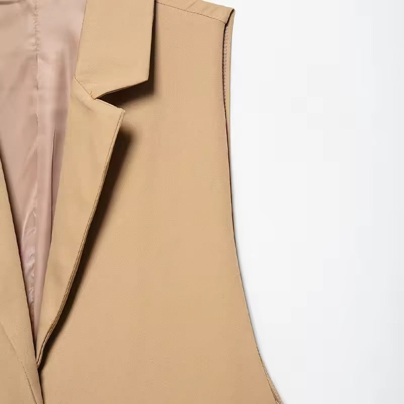Vintage Button-Front Waistcoat Vest